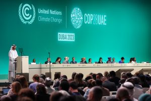 room full of people at COP28