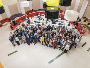 CYNP participants at COP29. Aerial view.