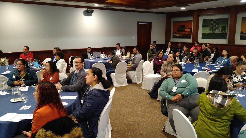 Participants at the workshop in Quito.